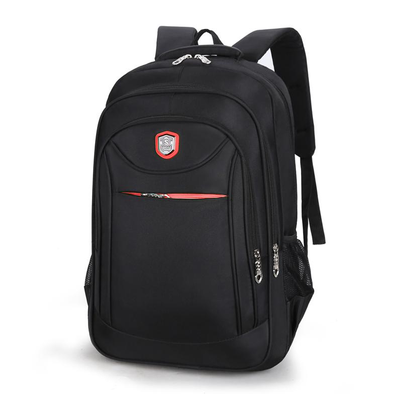 Krasbestendig Waterdichte Mannen Rugzak Oxford Zakelijke Laptop Rugzak Mannelijke Leisure Schouder Mochila Reizen Notebook Knapzak: Red