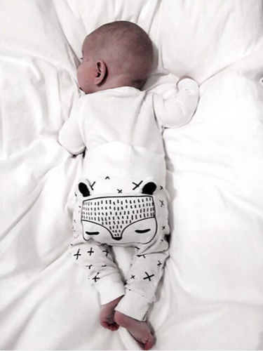Baby Kids Jongens Meisjes Dier Vos Harembroek Winter Peuter Jongens Katoenen Onderkant Broek PP Broek 0-2 T