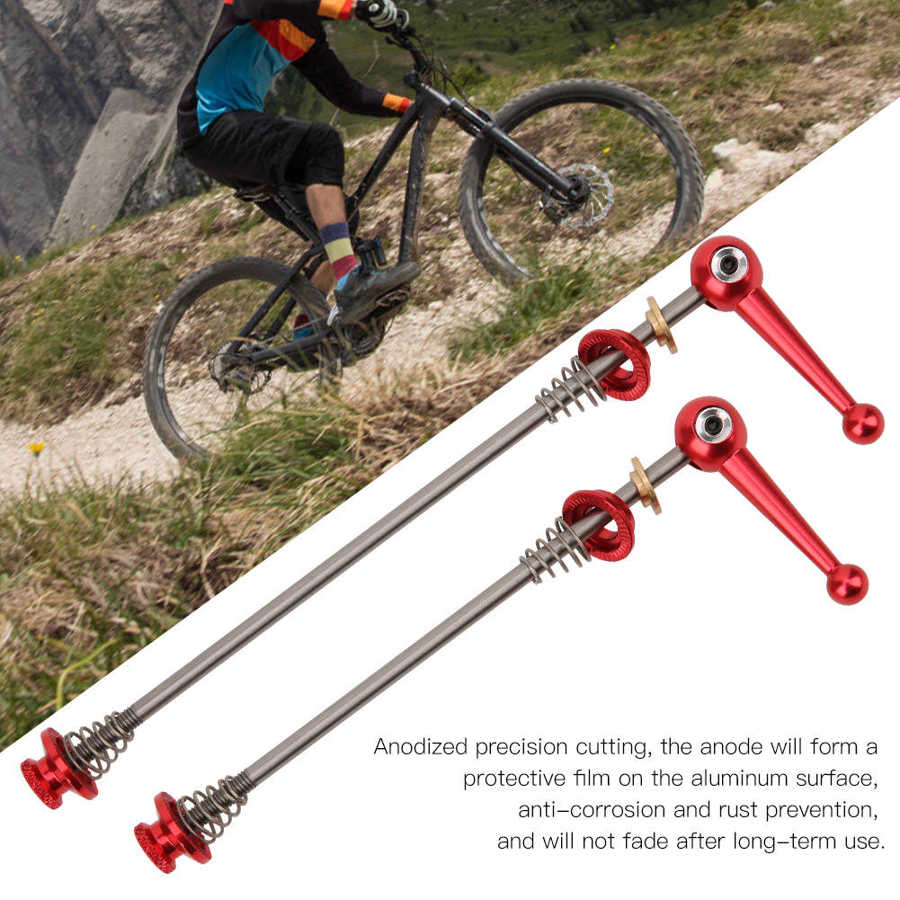 MEROCA Titanium Alloy Bicycle Quick Release Skewer Lever For MTB Road Bike 100/130 135mm Wheel Hub Lightweight Quick Skewer