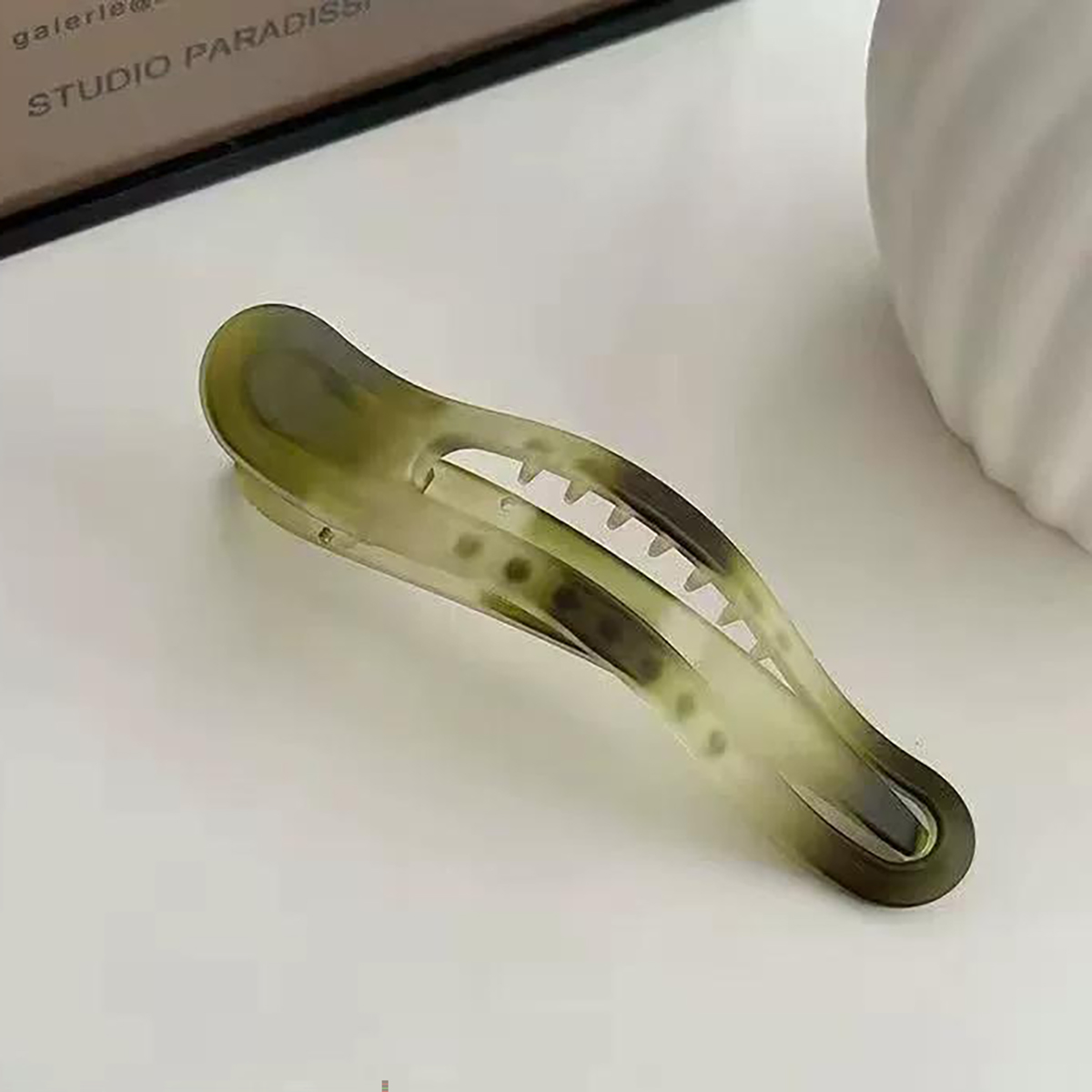 Acryl Matte Eendenbek Haar Klauwen Haarspeldjes Boog Effen Kleur Haar Clips Haaraccessoires Voor Vrouwen Haarspeld Paardenstaart Hoofddeksels: Lavendel