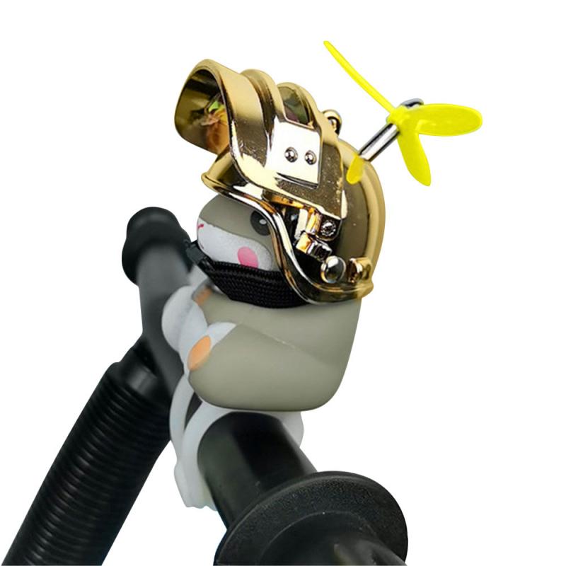 Creatieve Hamste Fiets Motor Veiligheid Bell Hoorn Turbo Front Bike Horn Fietsen Hamster Bel Waarschuwing Hoorn Accessoires Auto Ornament