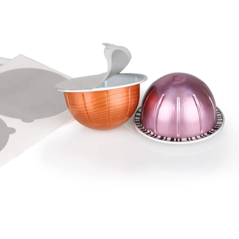 Couvercle en aluminium de café, pour l'autocollant de Capsule de café de Vertuoline de Nespresso remplissant la Capsule de café auto-adhésive 100 pièces