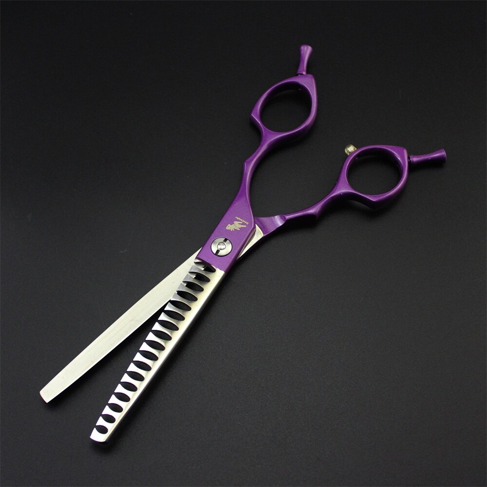 Tijeras profesionales para mascotas de 6,5 pulgadas, de , Japan 440C, para acicalamiento de perros, tijeras rectas y curvadas + peine