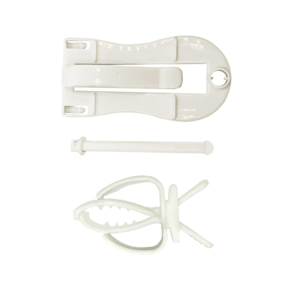 2pcs Parrot Clamp Bird Cage Fixed Clip Bird Cage Accessory for Parrot (White)