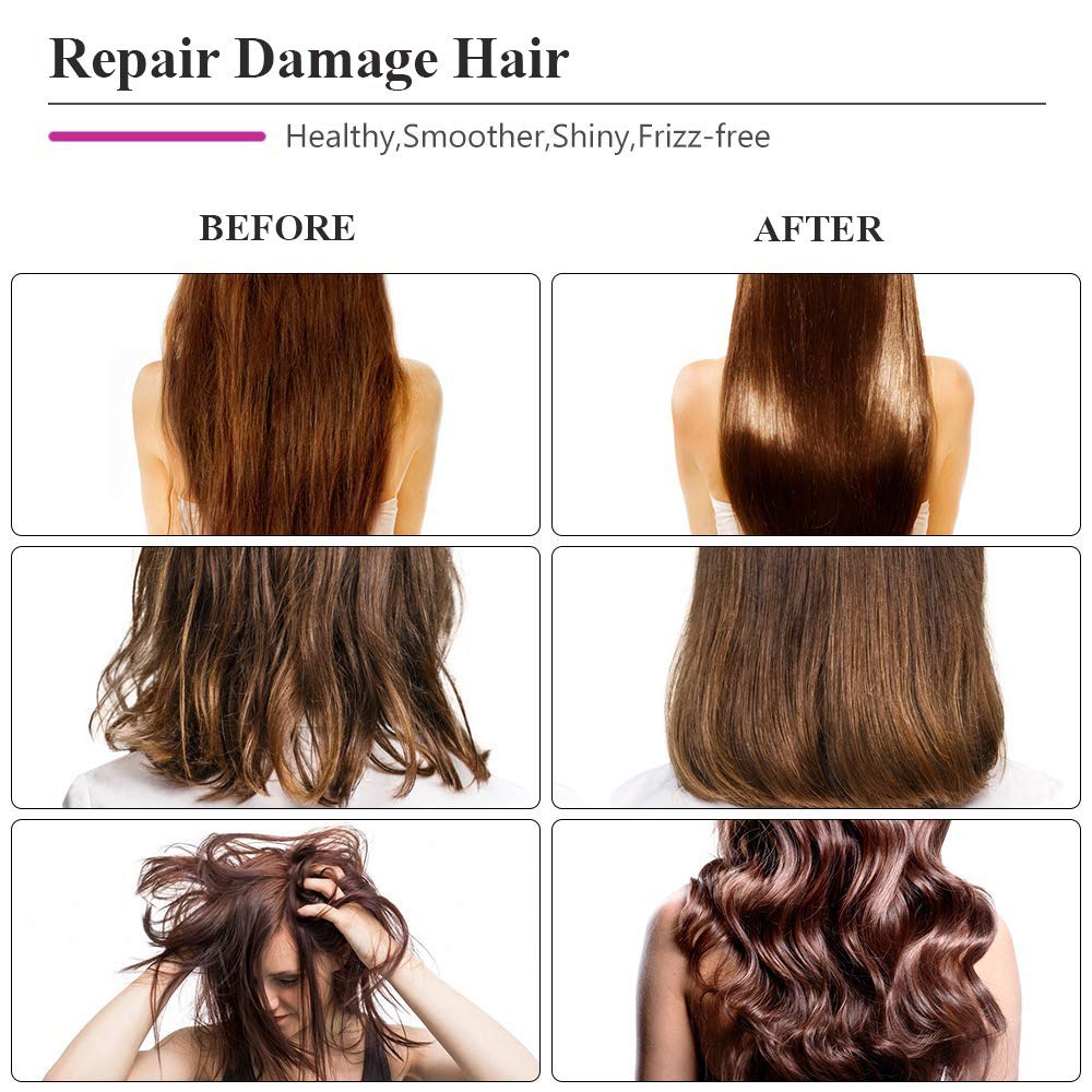 Hair Blow Dryer Hair Straightener Blower 2 In 1 Air Brush Straightening Styling Tools Beauty Salon