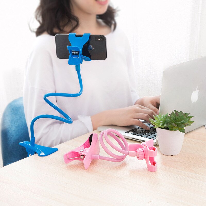 Long Arm Lazy Phone Holder Mobile Phone Flexible Bed Desk Table Stand Holder Clip Bracket For iPhone Huwei Samsung Stand