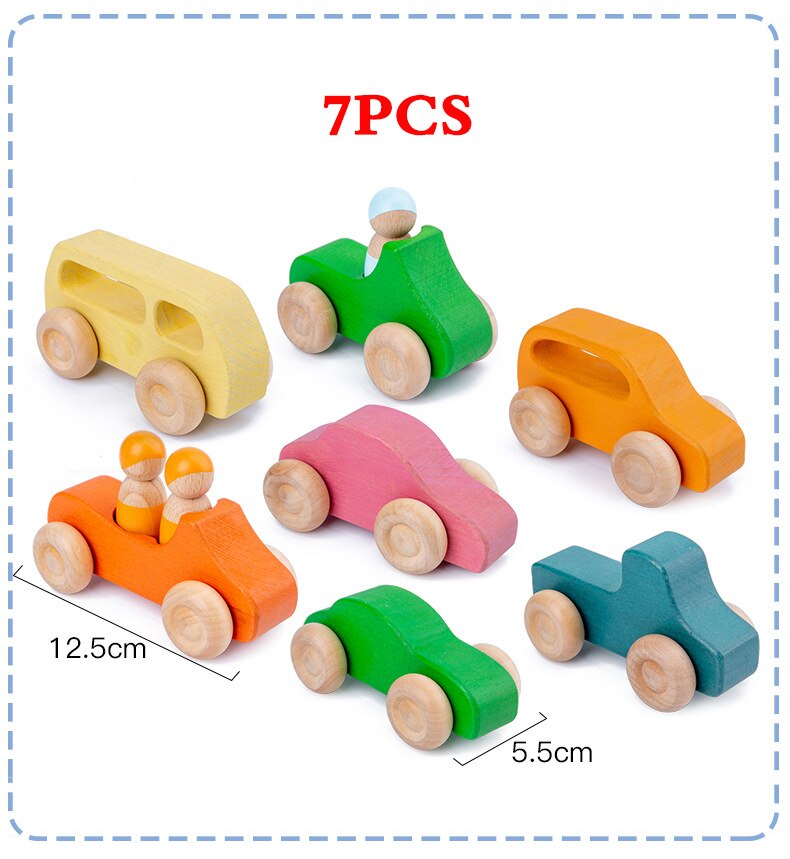 18pcs Corner Stone Color Wooden Flower Bricks Rainbow Wooden Balancing Blocks Stackable Open-ended Educational Toy: Brown