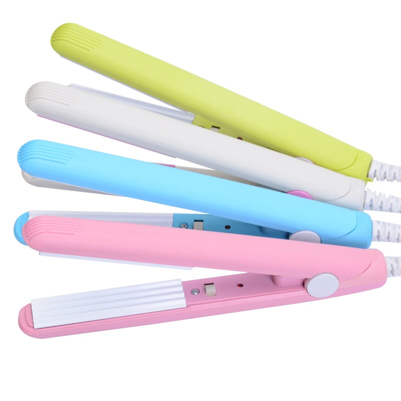 Mini céramique électronique défriser les cheveux fer Chapinha défriser les fers ondulés cheveux sertisseur outils de coiffage 220V