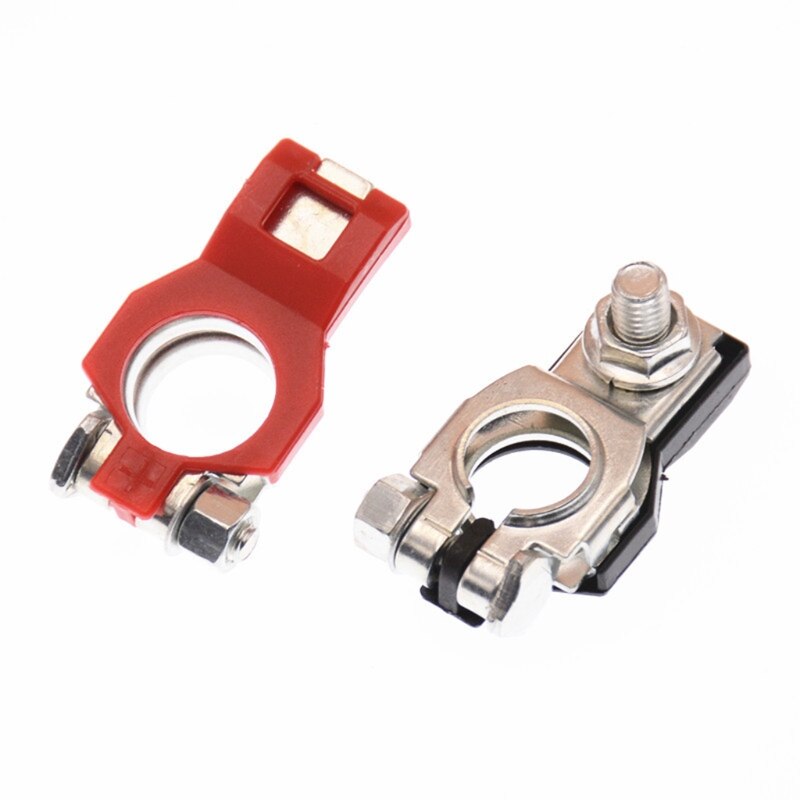 2 Pcs Positive & Negative Electrode Quick Release Terminals Clamps Battery Lift Off Connector Clamps Battery Terminal Connector