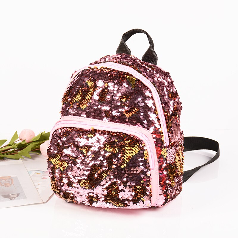 Mode Meisje Pailletten School Rugzak WomenTravel Rugzakken Kids Rugzak Kinderen Sequin Bag mochila feminina