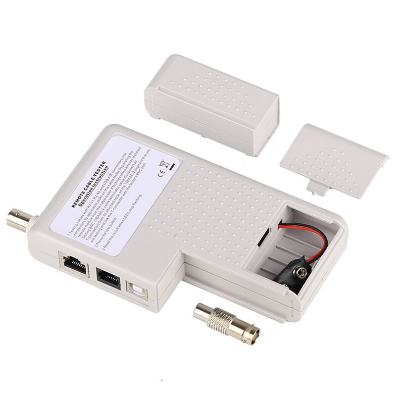 Remote RJ11 RJ45 USB BNC LAN Network Cable Tester for UTP STP LAN Cables Tracker Detector Tool