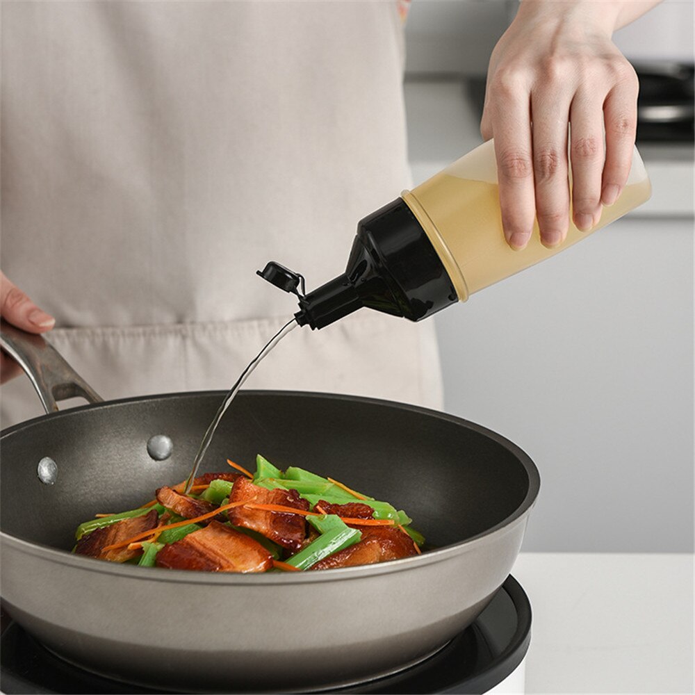 Condiment Dispenser Squeeze Bottles For Ketchup Mustard Mayo Sauces Oil Bottles Kitchen Gadget Tools Kitchen Accessories