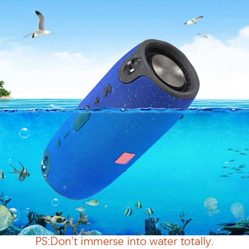 High Power 40W Bluetooth Speaker Waterproof Portable Column Super Bass Stereo For Comuter PC Speakers with
