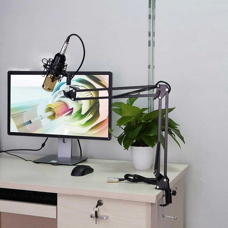 SAMTIAN microphone BM 800 mic studio microphone condenser Stand Vocal Record KTV Karaoke Microphone For PC Computer
