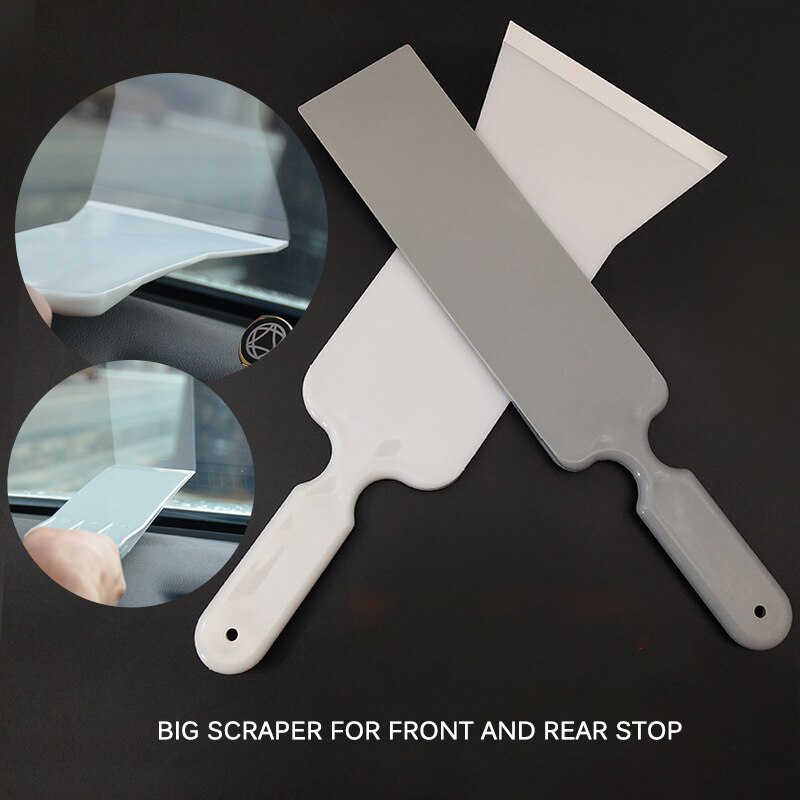 39*15cm filmomslag plastfolier rengöringsmedel skrapa luftbubblor borttagning klistermärken installera verktyg bil styling skrapa biltillbehör