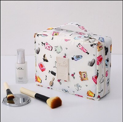 XYLOBHDG Travel Cosmetic Bag Women Makeup Bags Toiletries Organizer Bag Waterproof Female Storage Make up Cases: M