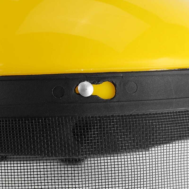 Casque de sécurité abeille avec visière complète en maille pour coupe-brosse, Protection forestière, en coton