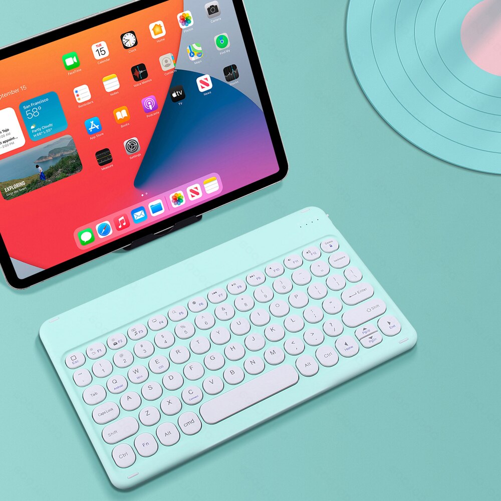 Voor Ipad Toetsenbord Draadloze Bluetooth Toetsenbord Teclado Tablet Voor Ipad Xiaomi Samsung Huawei Tablet Android Ios Windows