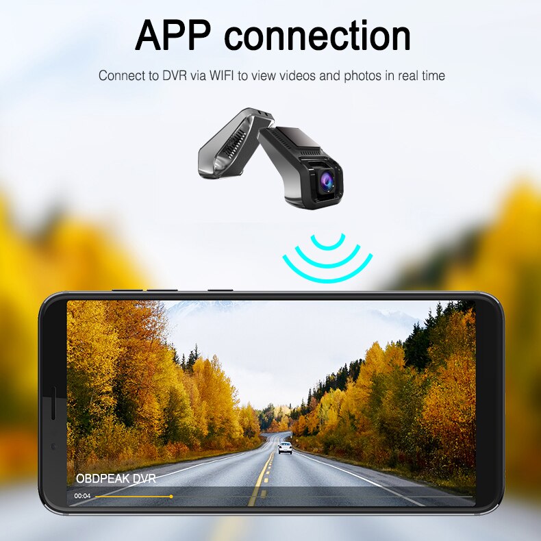 1080P Hd Auto Video Camera Recorders Android Usb Auto Dvr Adas Dash Cam