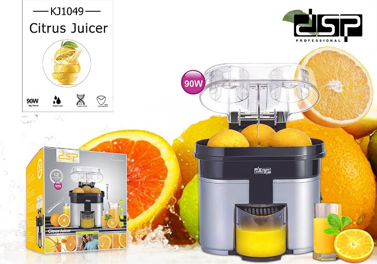 Double press two pack electric orange juice extractor to squeeze lemon orange original juice extractor 220V