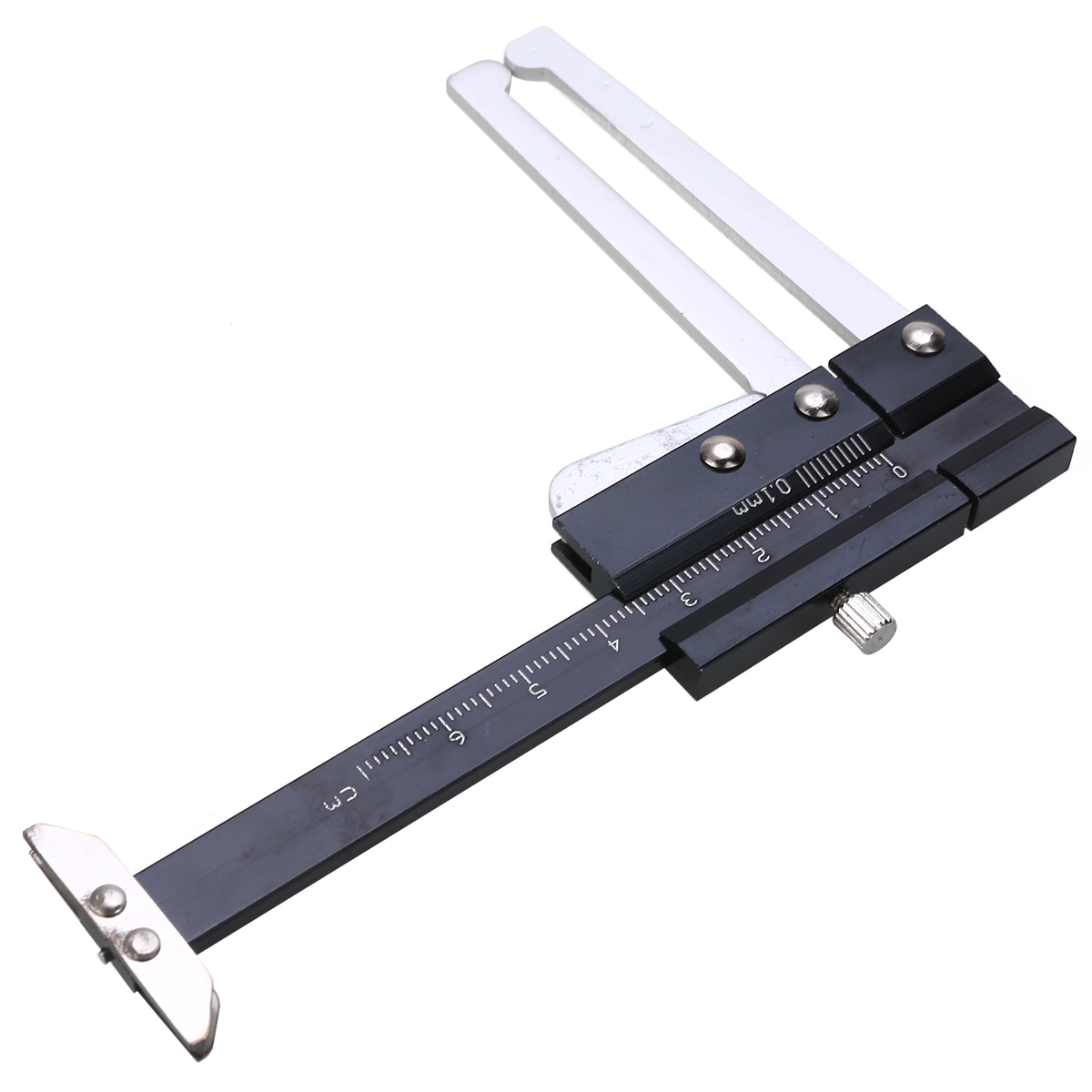 1 Pc Caliper Brake Disc Vernier Tyres Thickness Gauge Ruler Measuring Tool Stainless Steel Vernier Caliper Test Tools