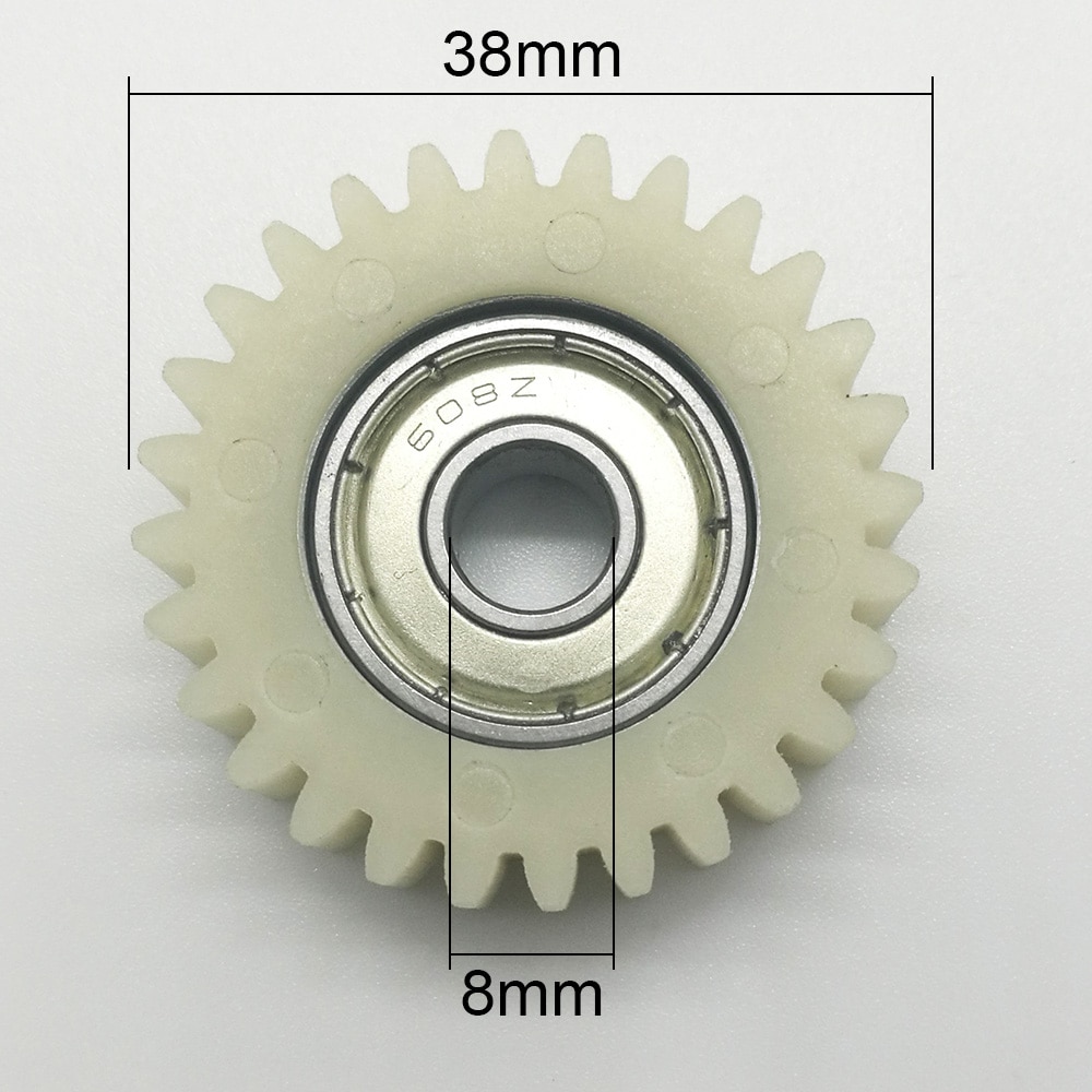3 stk 28 tenner 38mm pa66 nylon ebike kulelager til elektrisk sykkel motor kløtsj transimisjon girkasse redusere plastgir