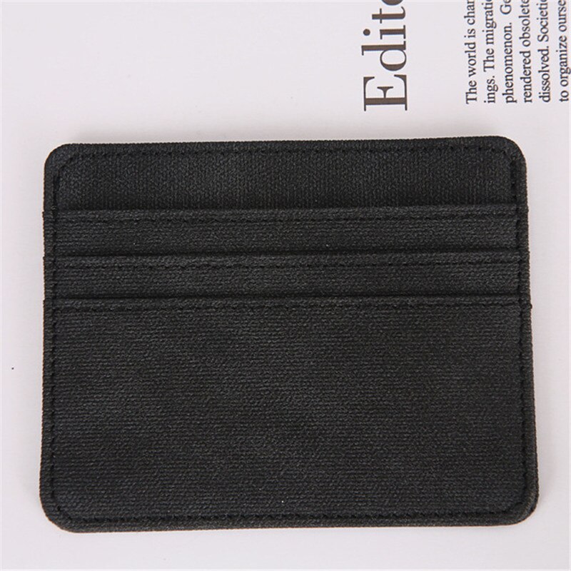 1Pc Pu Lederen Id Kaarthouder Snoep Kleur Bank Credit Card Box Multi Slot Slanke Card Case Portemonnee Vrouwen mannen Visitekaartje Cover
