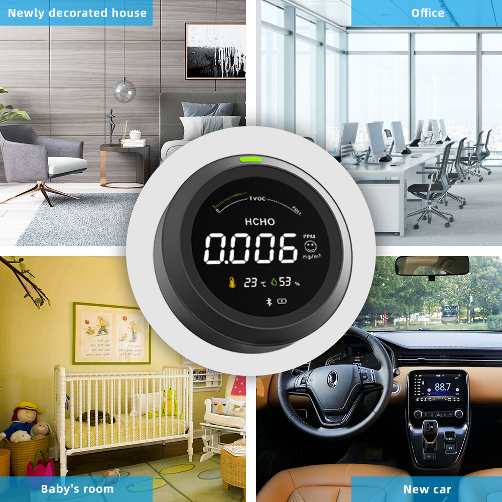 Protmex PTH-3M Mijia Hcho Tvoc Detector Alarm Waarschuwing Car Home Thermometer Hygrometer Bluetooth Smart Air Meter.
