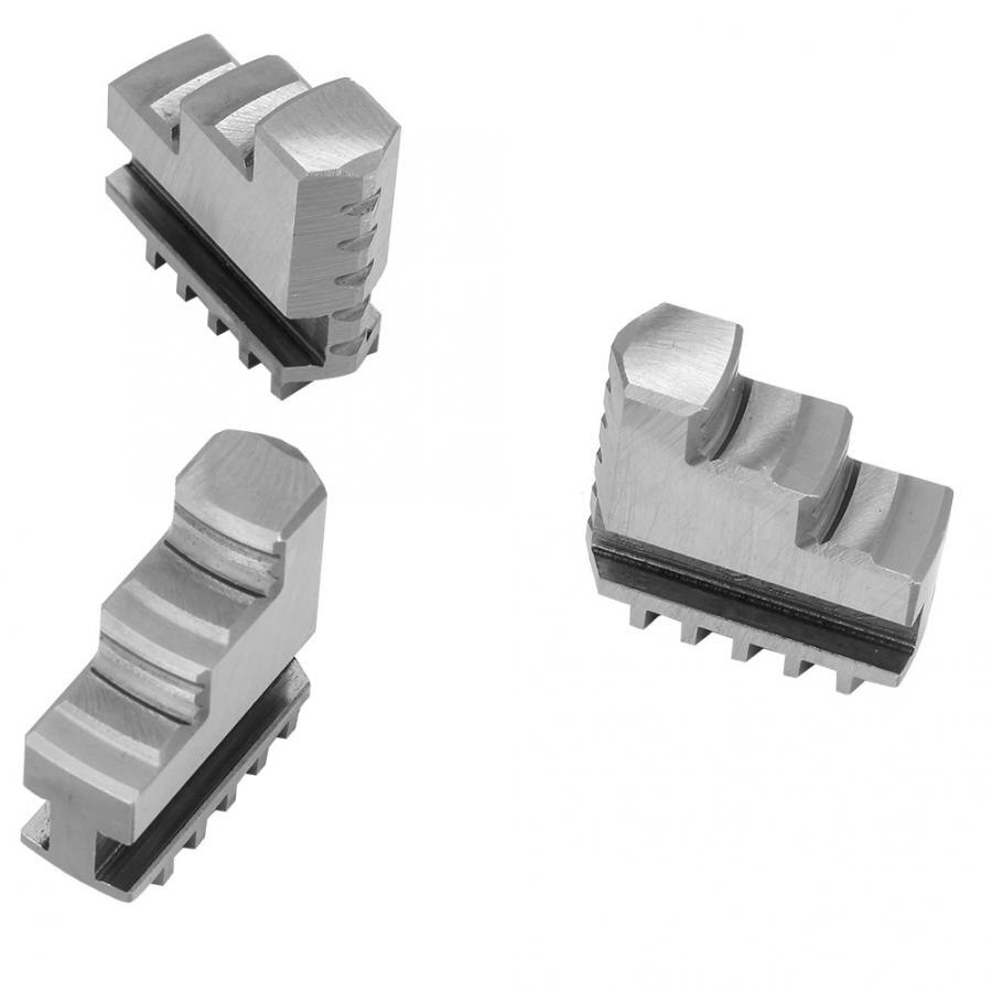3 Stks/paar 3-Klauwplaat Klem Accessoires K11-80 Binnen Klauwplaat Zelfcentrerend Metalen Draaibank Chuck Kaken Metalen verwerking Tool