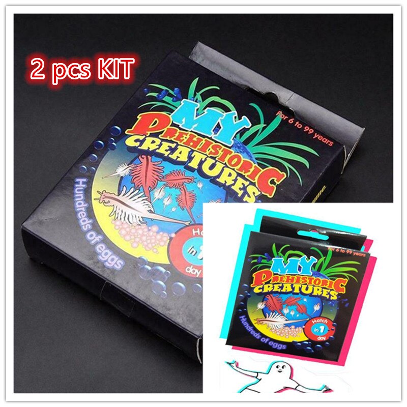 2pcs Aquarium Marine Sea Monkeys Live Ocean Monkey Tank Aquarium Toy Aquarium Pets: Default Title