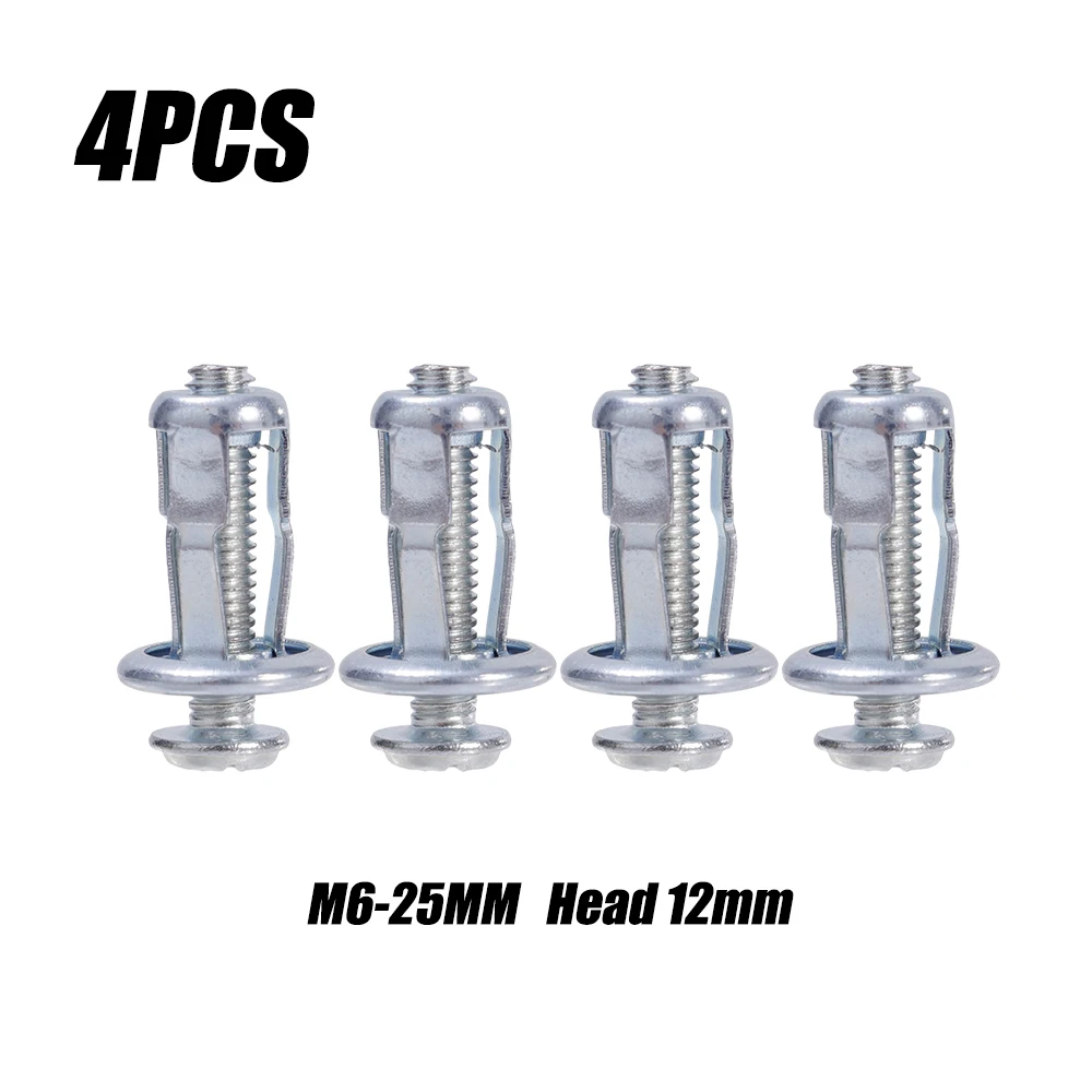 Kit d'écrou de rivet de pétale de plaque d'immatriculation de voiture, clip en métal de plaque de fibre, vis en métal, 2,2 de cric de kg, véhicule à moteur spécial: Argent