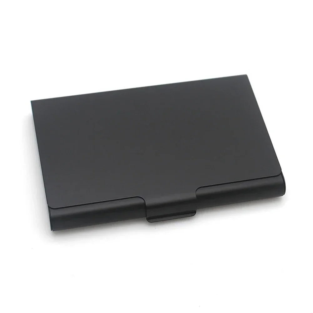 Visitekaarthouder Creditcardhouder Aluminium Kaarthouder Box Cover Heren Visitekaarthouder Kaart ID-kaarthouder: plum