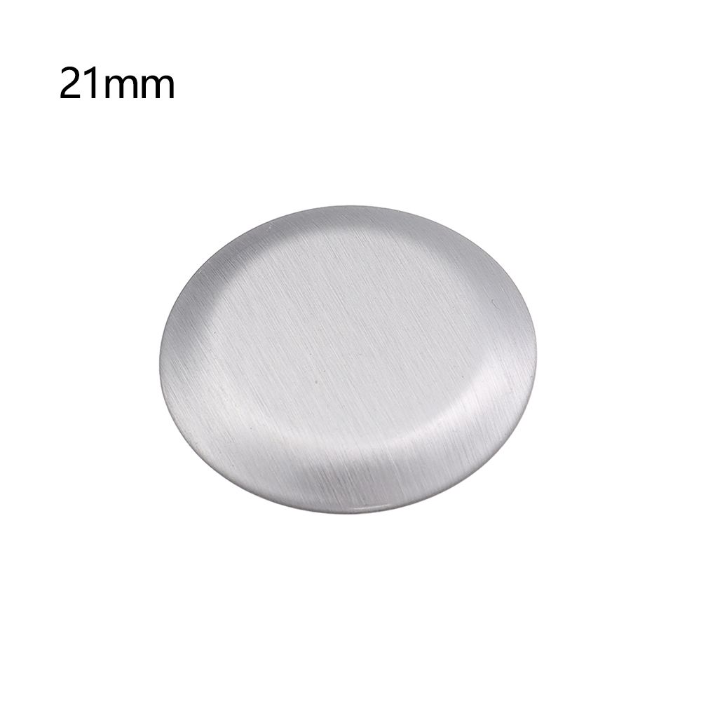 Stainless Steel Silver Faucet Hole Cover Water Stopper Sink Plug Anti-leakage Faucet Decorative Covers Bathroom Kitchen Fixture: 21mm