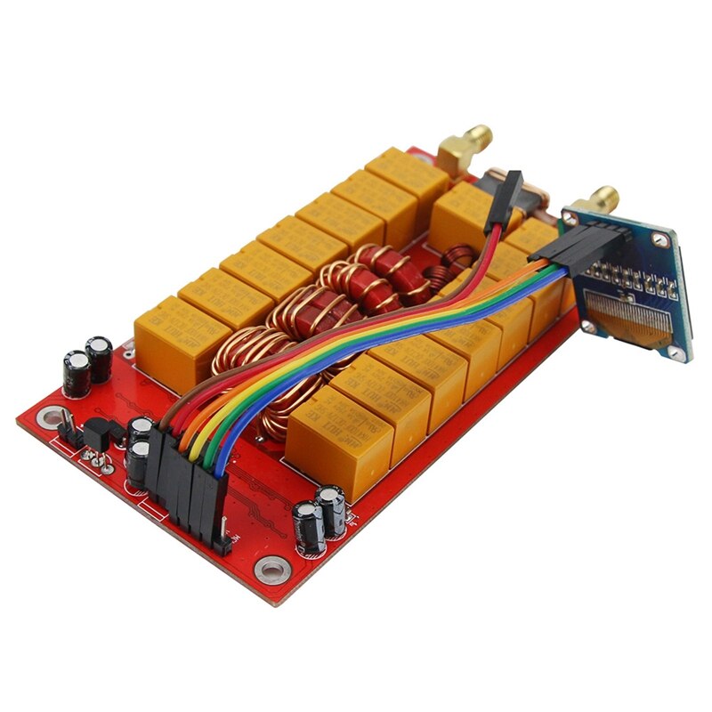 Gotowe/zmontowane zestawy ATU-100 automatyczna płyta tunera antenowego 1.8-50MHz 100W przez N7DDC 7X7 z wyświetlaczem OLED 0.96 Cal