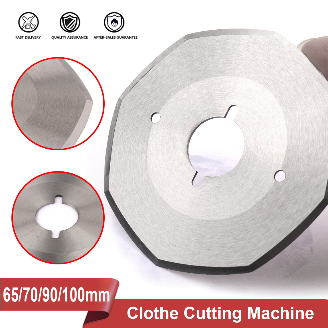 5PCS Gelegeerd Staal YJ-65/70/90/100 Roterende Ronde Blade Elektrische Doek Snijmachine Doek Stof mes Cutter DIY Handgereedschap