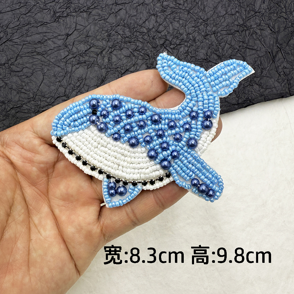 Handgemaakt, kokospalmen, zeepaardjes, dolfijnen, kleding naaien, kleding decoratie, schoenen, tassen, hoed decoratie patches: Koper