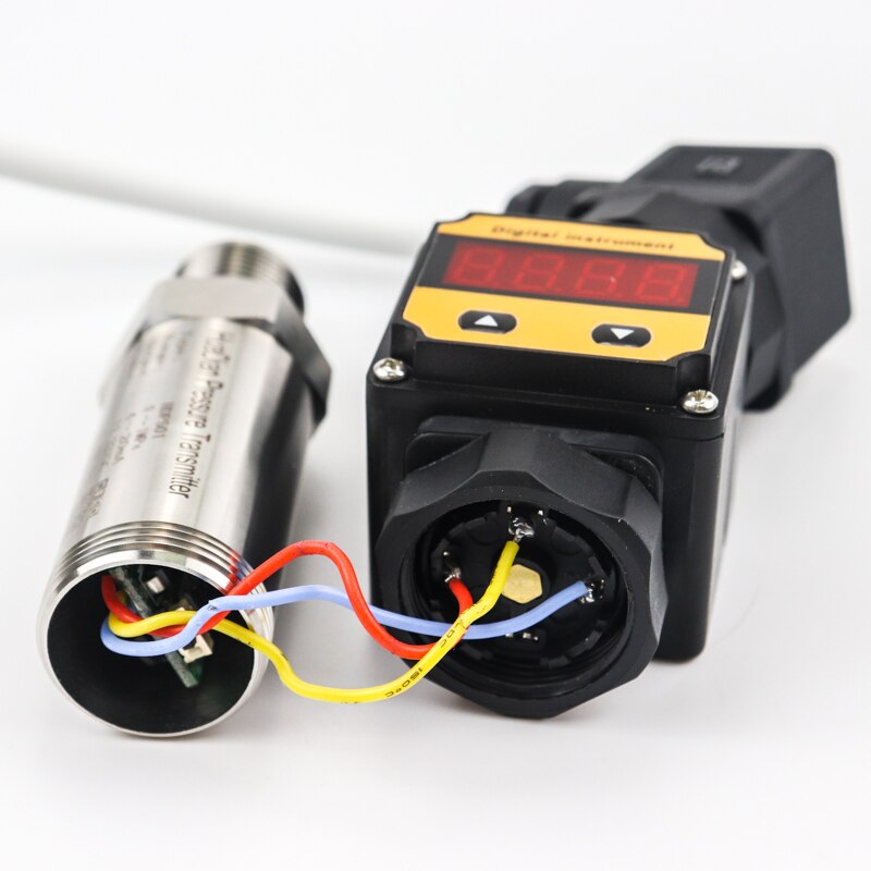 Hydrostatische wasser 20 Bar druck Sensor Absender mit lokalen Anzeige 4-20ma analog 24vdc Energie