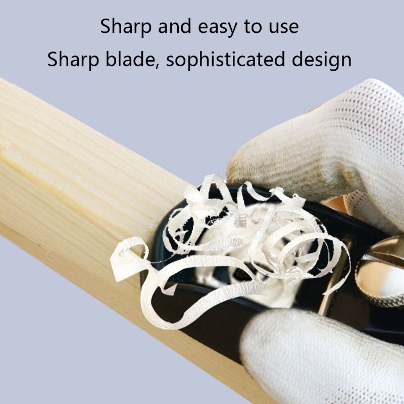 Mini Hand Plane Small Lightweight Steel Body Trimming Plane Compatible with Woodworking/Trimming/Wood Planing