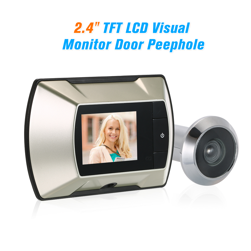 2.4 "TFT LCD Visual Monitor Deur Kijkgaatje Draadloze Viewer Camera Digitale Elektrische Kijkgaatje Deurbel Monitor