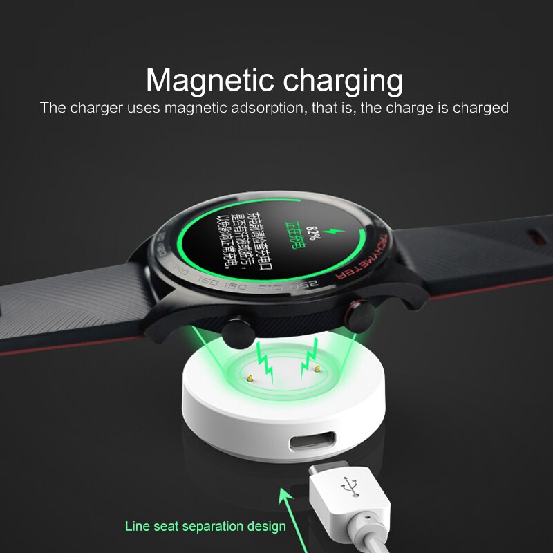Voor Huawei Horloge Gt GT2 Draagbare Draadloze Usb Kabel Charging Dock Stand Power Magnetische Draadloze Usb Horloge Oplader Voor Honor gt 2