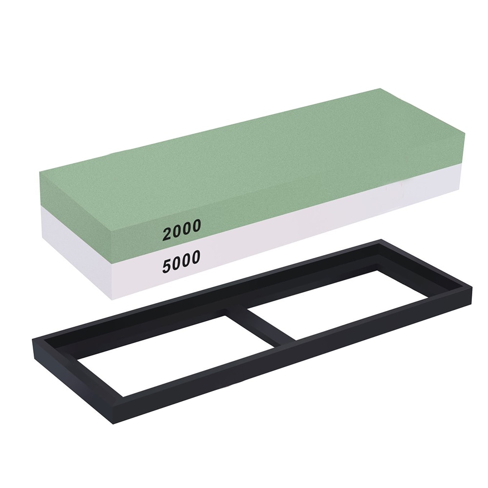 Whetstone, Double-Sided Knife Sharpening Stone Set Knife Sharpener Combination Waterstone Kits with Non-slip Silicone