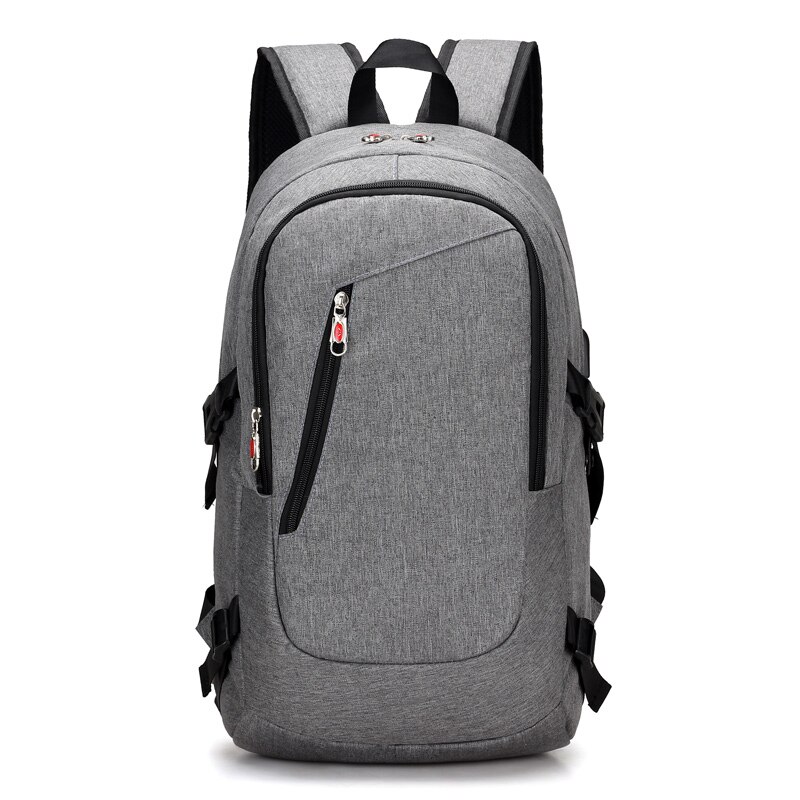 Fzmbai unisex ryggsäck för fritidsresor med usb-laddare port herr college student oxford ryggsäckar