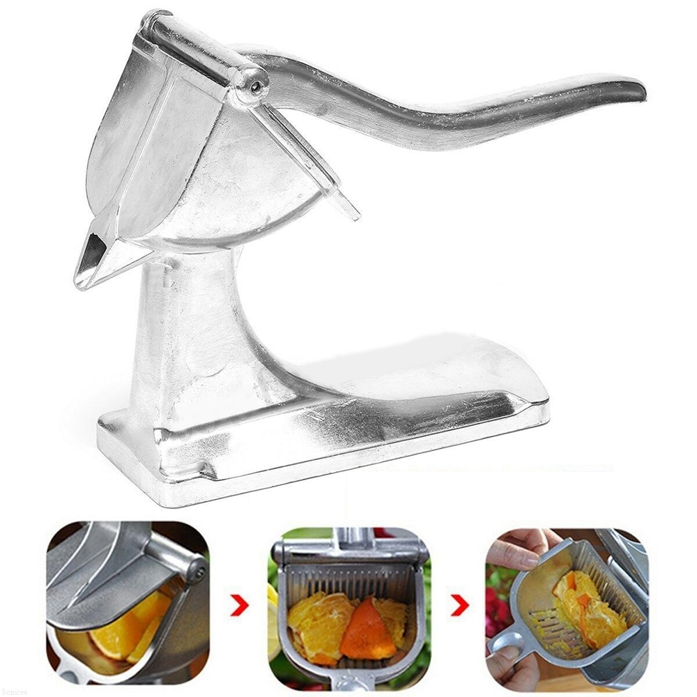 Aluminium Manual Hand Juicer Fruit Squeezer Heavy Duty Orange Lemon Pomegranate Juice Extractor Hand Press Squeezer 3