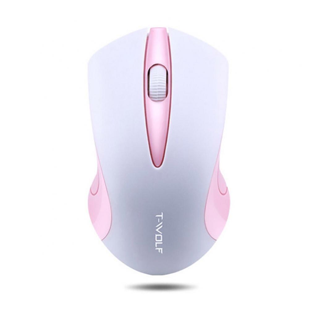 Q2 Mouse Wireless ottico da 1200DPI con Design simmetrico per Computer portatile