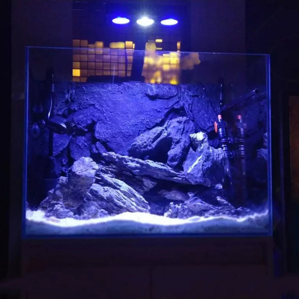LED Spectra Aquarium Light 30W illuminazione ad acqua salata con controllo per serbatoio di pesce Coral Reef US EU Plug