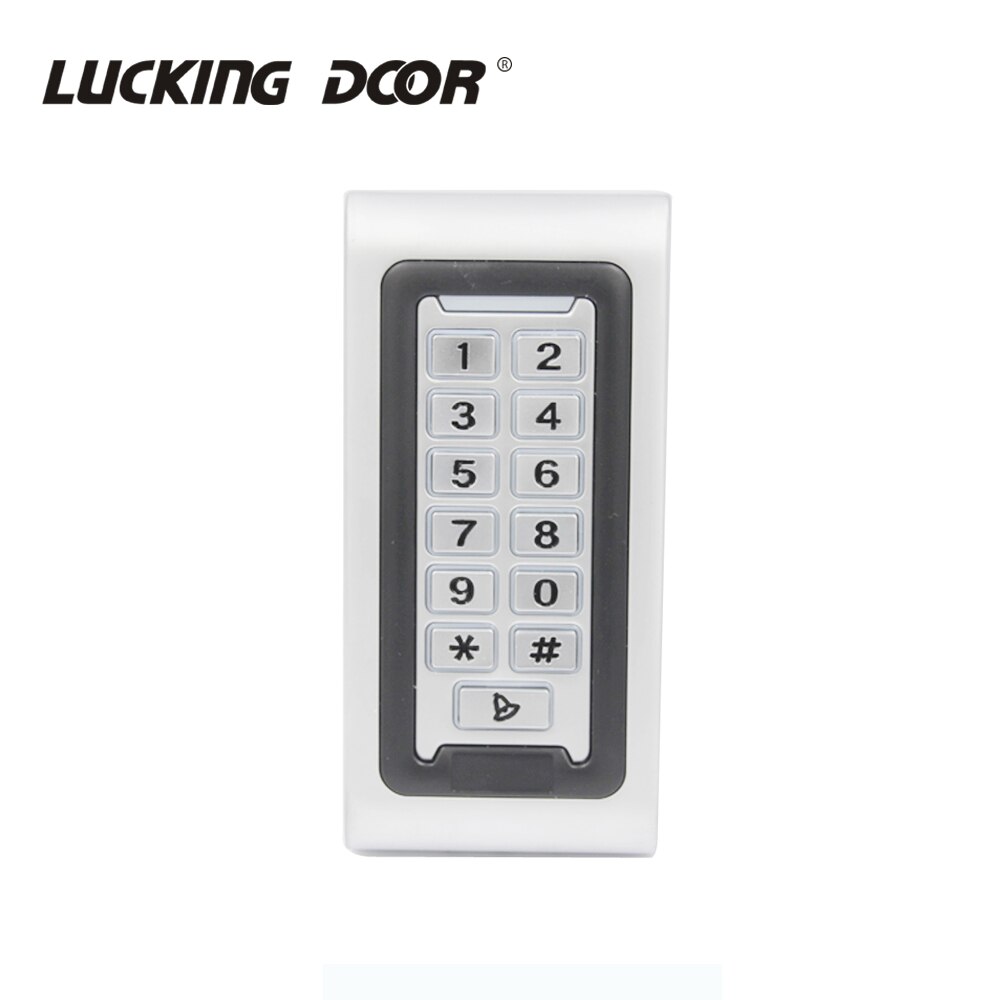 Metal 125Khz RFID access control system 2000Users WG26 input and output security Access Control Backlight Keypad