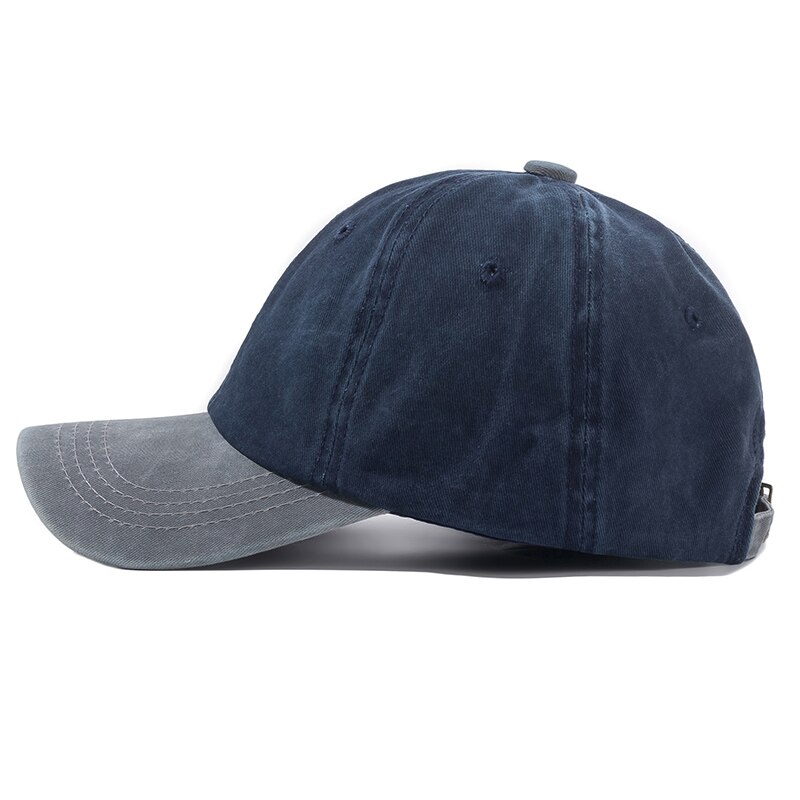 De de la lavado gorra de algodón para hombres y mujeres Gorras con visera casquete de Gorras de béisbol sombrero de papá gorra para exteriores