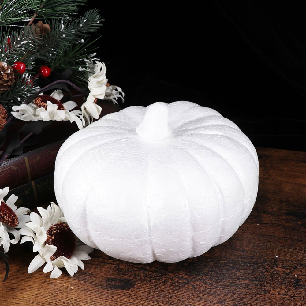 6 stk nyttige praktiske dekorationer græskar model til efteråret halloween høst