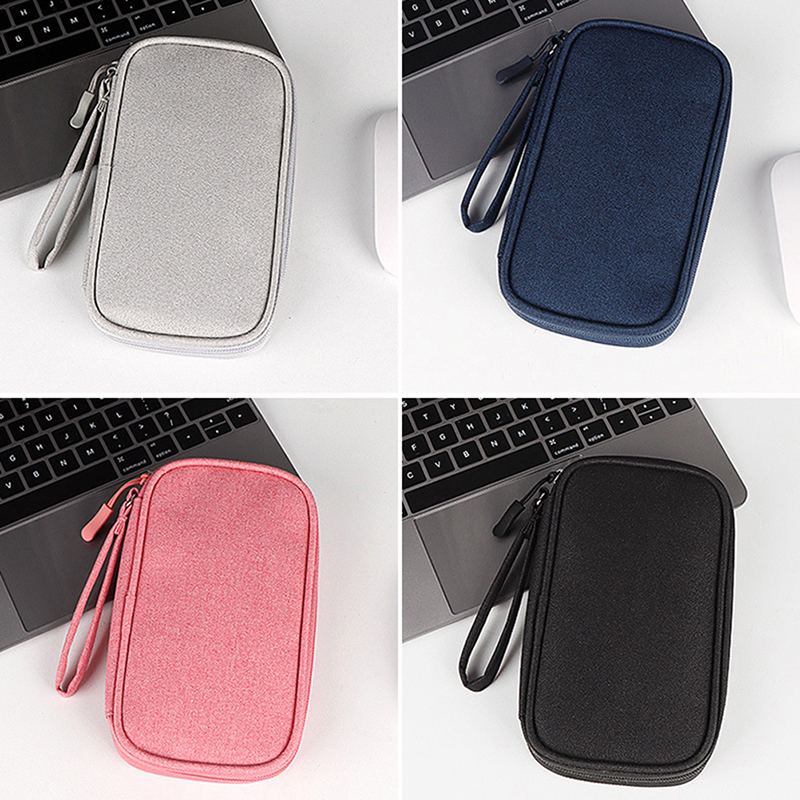 Elektronisk digital usb-etui bærbar kabel reiseoppbevaringspose vesker tilbehør oppbevaringspose for ledning lader strøm harddisk