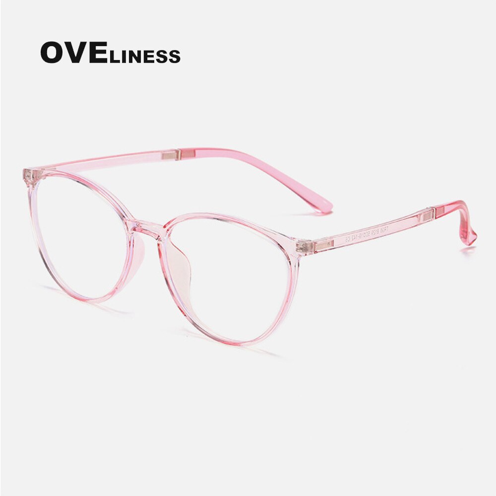 Anti-blauw licht computerbril heren scherm straling bril gaming blauw licht blokkerende bril goggle uv-bril: Roze